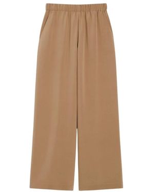 Max Mara Bonn Wide Hosen - Natur