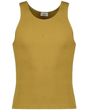 Saint Laurent Sleeveless Tops - Green