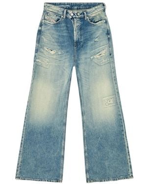 DIESEL Wide Jeans - Azul