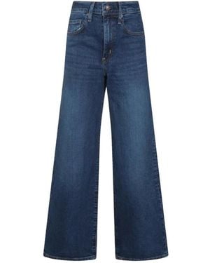 Levi's Jeans ,Blauw ,Katoen 728 High-Rise Wide-Leg Jeans