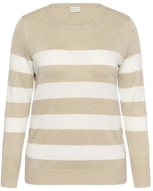Kaffe Round-Neck Knitwear - Blanco