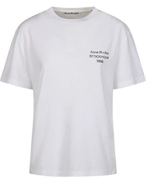 Acne Studios 1996 Logo T-Shirt - Weiß