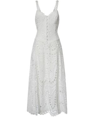 Charo Ruiz Langes Kleid Solace - Weiß