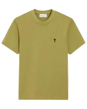 Ami Paris T-Shirts - Green