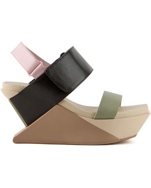 United Nude Delta Wedge Sandal - Grijs