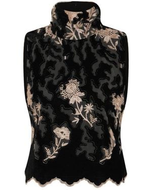 Bruuns Bazaar Tops ,Zwart ,Polyester Hydria Bbdurasa Top