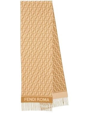 Fendi Winter Scarves - Natural