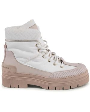 Tommy Hilfiger Lace-Up Boots - Gray
