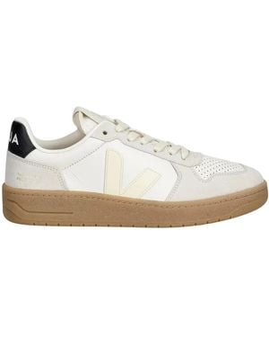 Veja V-82 Leder-Sneaker - Weiß