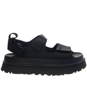 UGG Flache Sandalen - Schwarz