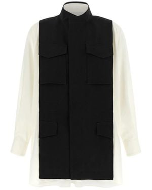 Sacai Hybrid Shirt - Zwart