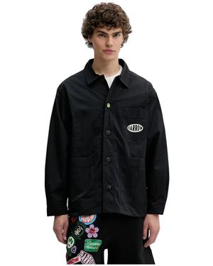Barrow Logo Shirt Jacket - Zwart