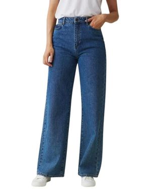 Lexington Jeans ,Blauw ,High Rise Wide Jeans