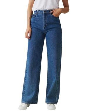 Lexington Jeans ,Blauw ,High Rise Wide Jeans
