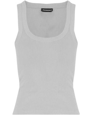 Jacquemus Sleeveless Tops - Grey
