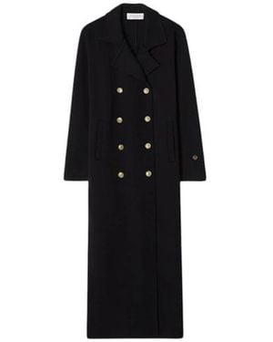 BUSNEL Double-Breasted Coats - Nero