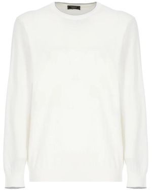 Peserico Round-Neck Knitwear - Blanc