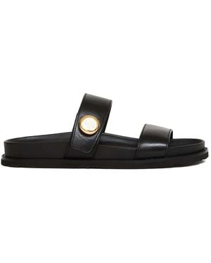 Tory Burch Sliders - Black