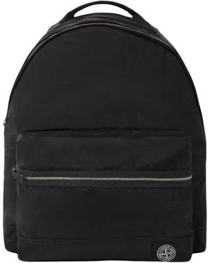 Stone Island Backpacks - Black