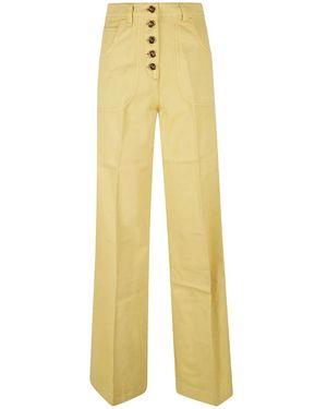 Etro Wide Jeans - Yellow