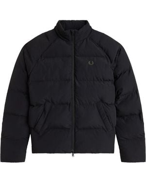 Fred Perry Winter Jackets - Negro