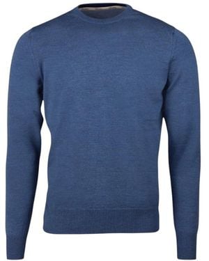 Stenströms Round-Neck Knitwear - Blue