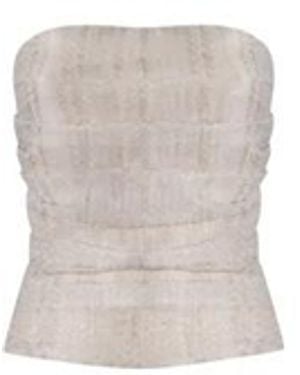 Nineminutes Sleeveless Tops - Blanco