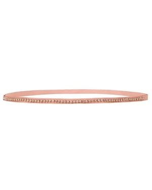 Oltre Schmaler Ripsbandgürtel Mit Steinen - Pink