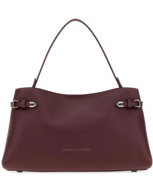 Brunello Cucinelli Shoulder Bags - Purple