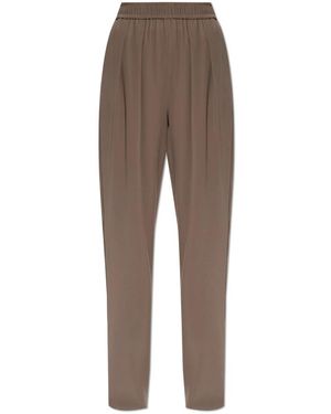 Emporio Armani Straight Trousers - Marron