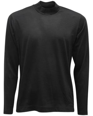 Mazzarelli Long Sleeve T-Shirts - Black