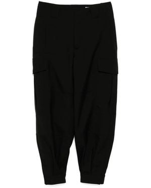 McQueen Wide Trousers - Black
