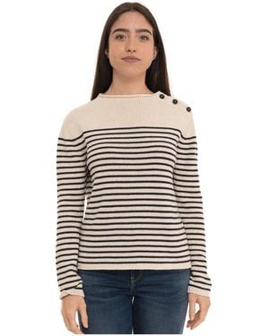 Weekend by Maxmara Wkdquadro Rundhalspullover - Weiß