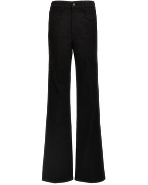 Tom Ford Stretch Twill Denim Wide Flare Jeans - Zwart