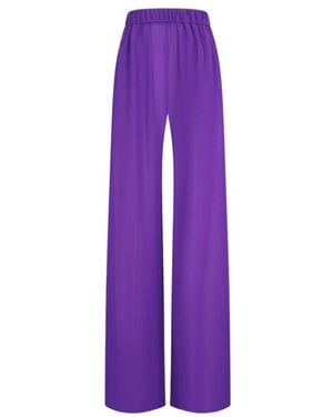 ANDAMANE Wide Trousers - Morado