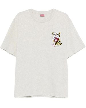 KENZO Tops ,Grijs ,T-Shirts - Wit