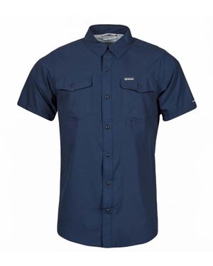 Columbia Utilizer Ii Solid Short Sleeve Shirt - Blauw