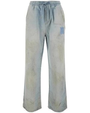 Amiri Wide Jeans - Bleu