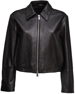 Dondup Leather Jackets - Black