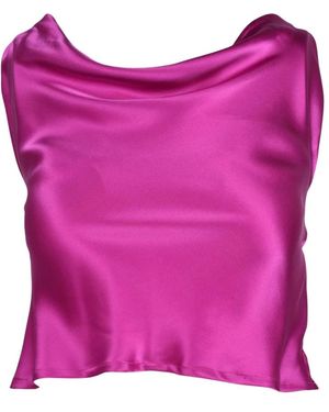 L'Autre Chose Ärmelloses Top - Lila