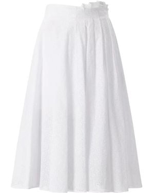 MSGM Midi Skirts - White