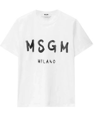 MSGM T-Shirts - White