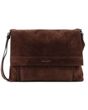 Orciani Micron Messenger Bag - Bruin