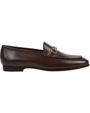 Gucci Schoenen ,Bruin ,Leer Jordaan Loafer