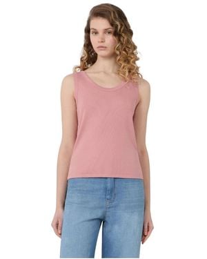 Weekend by Maxmara Sleeveless Tops - Red