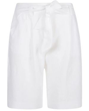 Eleventy Korte Broeken ,Casual Shorts - Wit