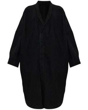 Rick Owens Single-Breasted Coats - Nero