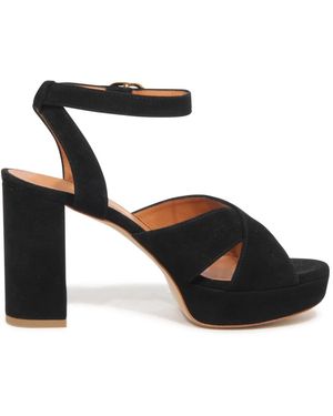 Via Roma 15 High Heel Sandals - Black