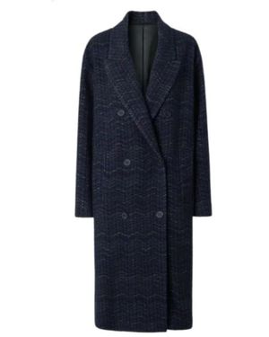 Missoni Double-Breasted Coats - Bleu