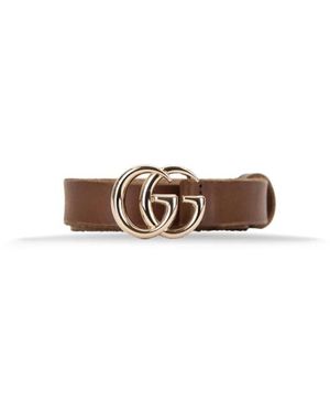 Gucci Leren Riem - Bruin